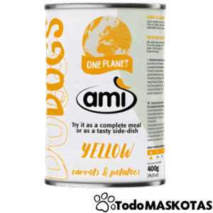 Delicias en conserva de zanahorias y patatas ami, sabor amarillo, 400g, para recetas y snacks saludables.