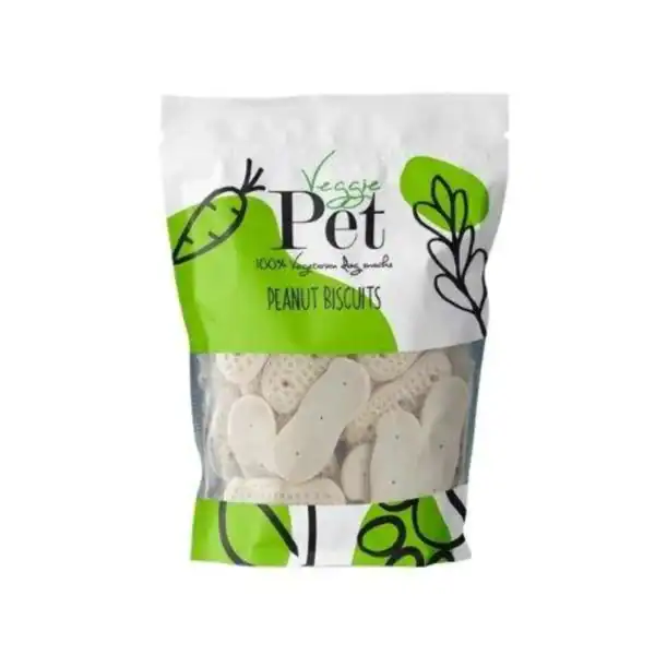 Bocaditos de cacahuete veganos para mascotas, snack saludable y natural.