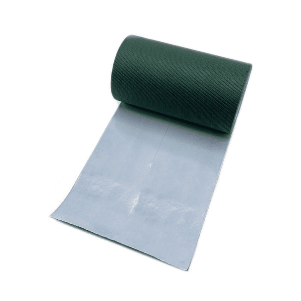 Tira antideslizante para yoga y fitness en color verde oscuro.