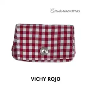 Caja de almacenamiento Vichy Rojo paseo al aire libre, genial para organizar juguetes y accesorios.