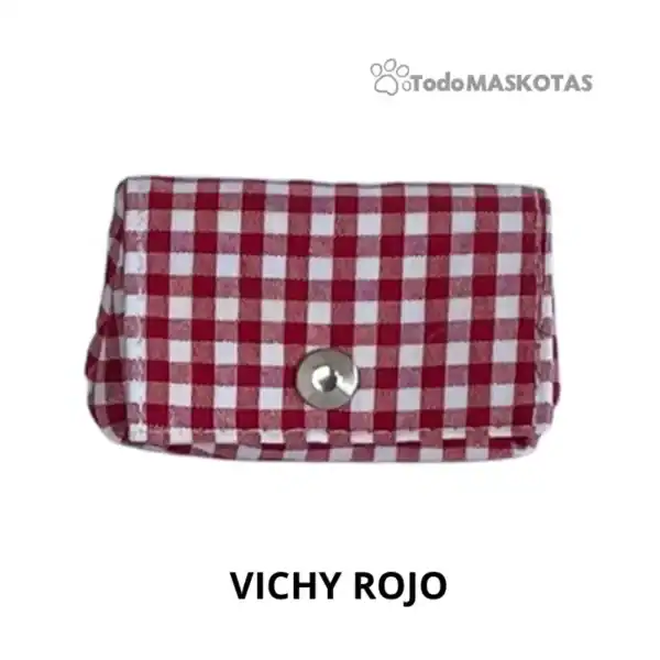 Caja de almacenamiento Vichy Rojo paseo al aire libre, genial para organizar juguetes y accesorios.