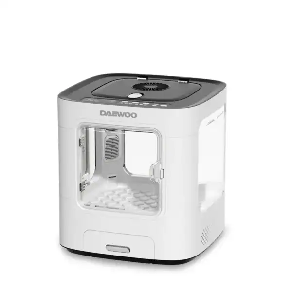 Máquina de hielo Daewoo, compacta y eficiente para neveras.