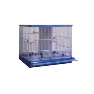 Cage para loros y aves tropicales con accesorios y alimentación. Ideal para la seguridad y comodidad de tus mascotas al aire libre.