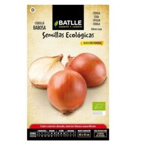 Semillas ecológicas de cebolla para huerto y jardín, cultivo orgánico, semillas premium.