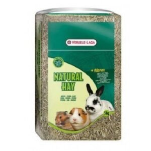 Pellet de heno natural para roedores con fibras, ideal para conejos, cobayas y conejillos de Indias.