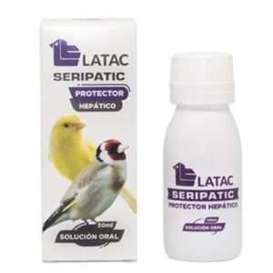 Protectores hepáticos para aves, solución oral LATAC Seripatic, cuidado para mascotas en Tienda TodoMASKOTAS.