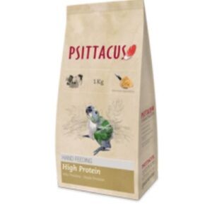 Alimento para aves Psittacus, 1kg, de alta proteína y calidad.