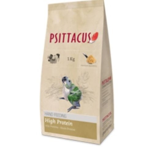 Alimento para aves Psittacus, 1kg, de alta proteína y calidad.