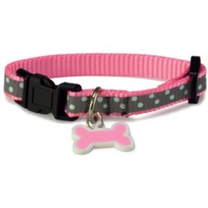 Collar para perros con hueso de adorno, collar suave y ajustable para mascotas, tienda mascotas online, TodoMASKOTAS.