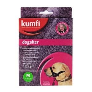 Correa antitirones para perros estilo dogalther, control y entrenamiento, ajustable, talla M.