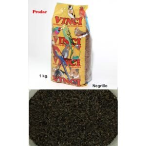 Granos de piñata para mascotas, 1 kg, negro.