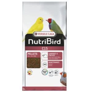 Nutribird C15 pienso para aves canarios y pinchos, mantenimiento y alimentación saludable.