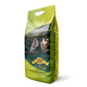 3. Comida para canarios y jilgueros sin avena, 5 kg, ideal para aves en tienda TodoMASKOTAS.