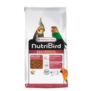 Alimento para aves tropicales NutriBird G14 Pellets de 365 días de mantenimiento.