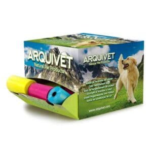 ArquiVet bolsas de reemplazo de colores para mascotas, paquete de 3, ideal para higiene y cuidado de perros.