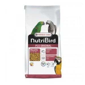 Alto contenido de semillas para aves y pienso NutriBird P15 Original.