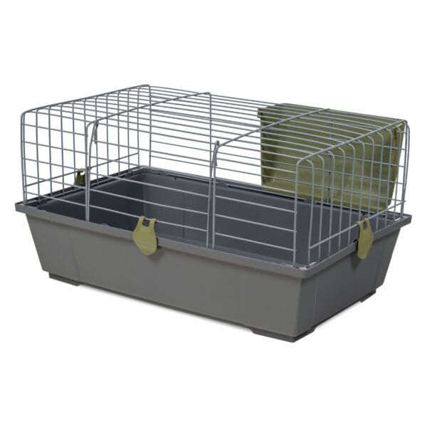 Jaula para mascotas con bandeja y comedero removible. Ideal para gatos y pequeños animales en la tienda online TodoMASKOTAS.