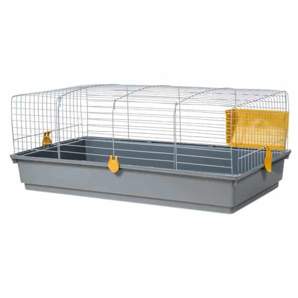 Jaula para roedores con bandeja extraíble y puerta de acceso fácil. Ideal para hamster, conejos y cobayas.