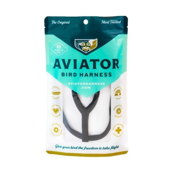 Aviador arnés para aves, accesorios de vuelo y seguridad para pájaros, tienda especializada en mascotas voladoras.