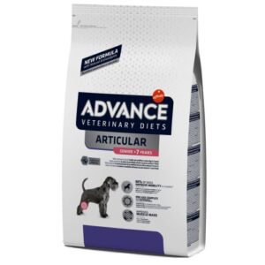 Advance comida para perros mayores de 7 años, fórmula para salud articular y musculatura.