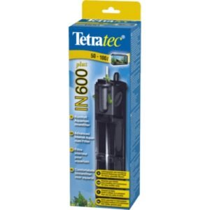 Filtro para acuario TetraTec N600 Plus para acuarios de agua dulce y salada, alta eficiencia y larga duración.