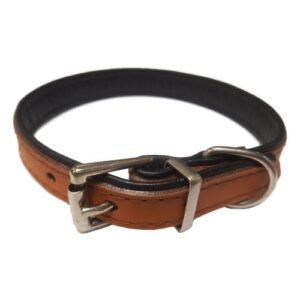 Correa para perro de cuero y nylon, resistente y ajustable, accesorios para mascotas.