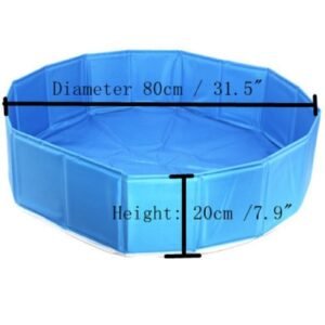 Tienda online TodoMASKOTAS, piscina infantil hinchable de 80cm de diámetro y 20cm de altura para juegos acuáticos.