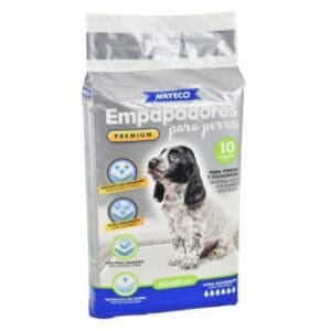 Nayeco empapadores para perros, baby perros con absorción plus, 10 unidades, tamaño 60x60 cm.