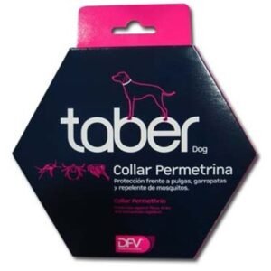 Tapa de collar para perros con protección contra pulgas y garrapatas.