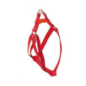 Jersey para perros rojo, resistente y cómodo para paseos y adiestramiento.