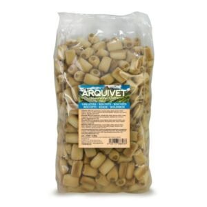 Palitos de goma para mascotas, paquete de 1 kg de Arquivet, snacks para animales, premiar o entrenar a tu mascota.