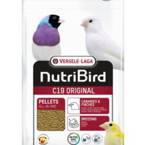Pellets para aves NutriBird C19 con canaries, finches y cría - TodoMASKOTAS.
