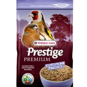 Alto: Semillas para aves silvestres Prestige Premium con mezcla de finches europeos, envase 500g.