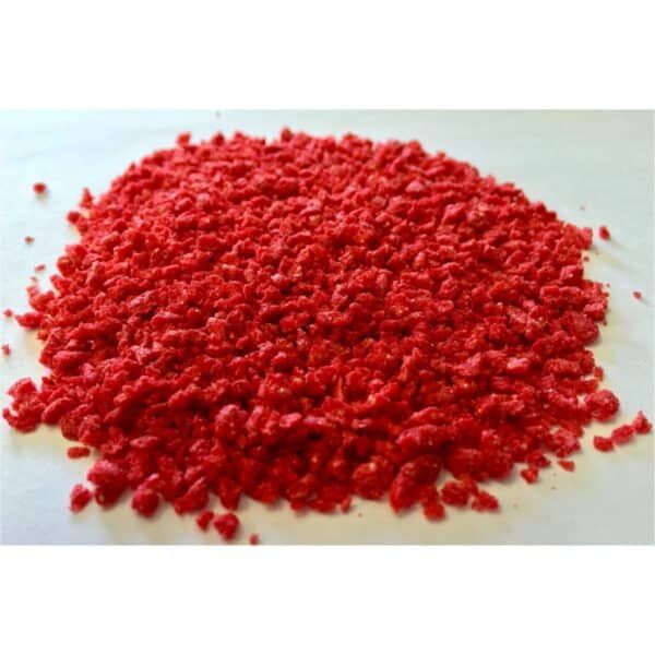 Papel decorativo rojo para manualidades y decoraciones.