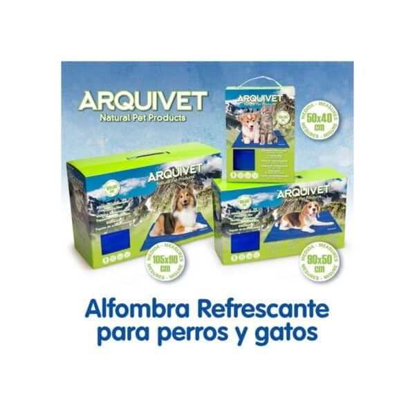 Alfombra refrescante para perros y gatos, tamaño 105x80 cm, ideal para mascotas, tienda online TodoMASKOTAS.