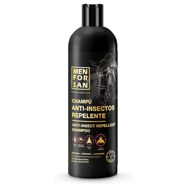 Insectos, caballo, repelente, champú, anti-insectos, cuidado natural, protección.