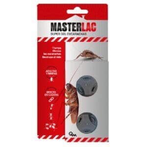 Eliminar cucarachas, cebo insecticida MasterLac para control de plagas.