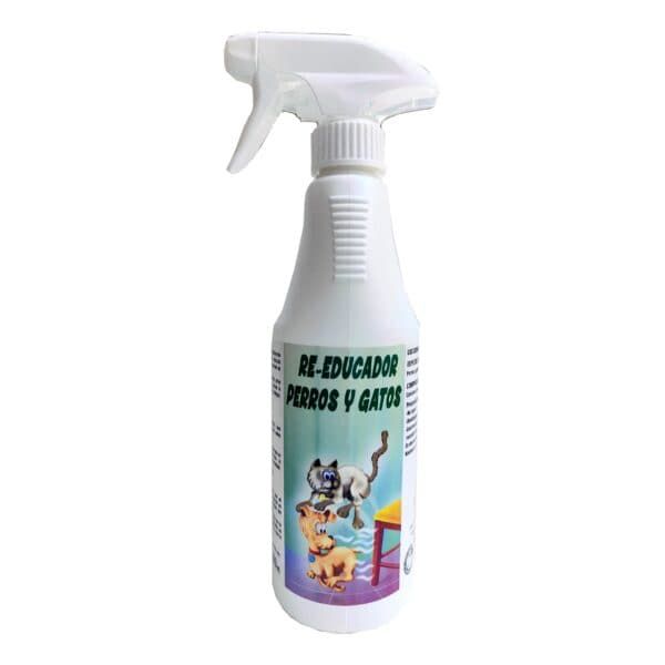 Re-educador perros y gatos, spray de entrenamiento para mascotas, entrenamiento efectivo, producto para adiestramiento animal.