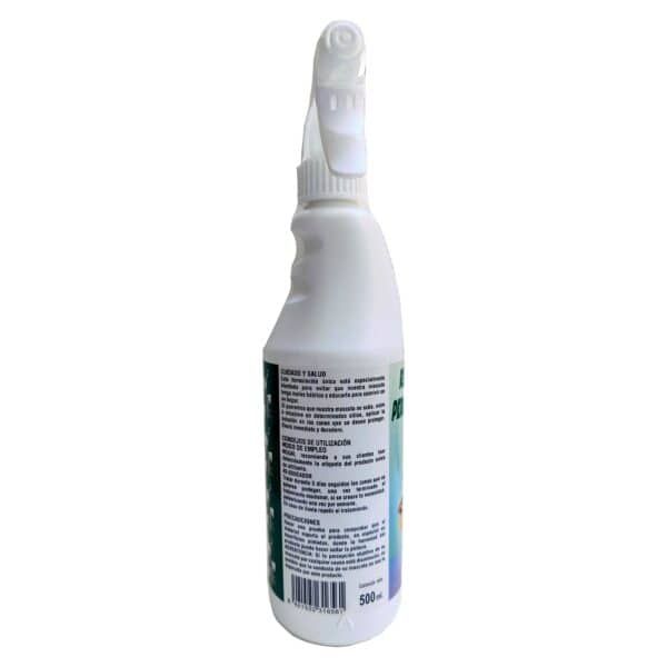 Limpiador en spray para mascotas, botellas de 500 ml, limpieza y cuidado de animales.