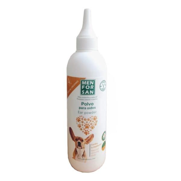 Polvo para oídos para perros, cuidado natural y eficaz de la tienda TodoMASKOTAS.