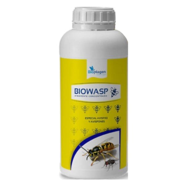 Elimina insectos con biocida Biowasp para avispas y avispones en tu hogar.