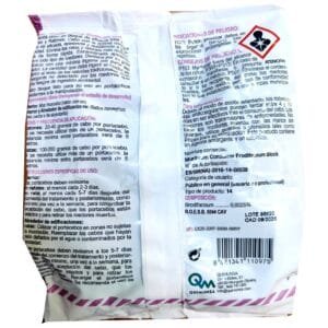 Ratones de roedor en paquete, instrucciones y advertencias para el uso seguro.