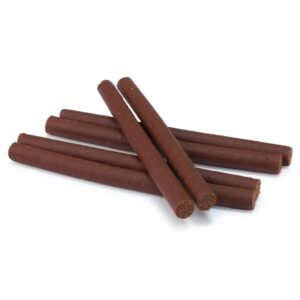 Chicles en barra de sabor chocolate sin azúcar.