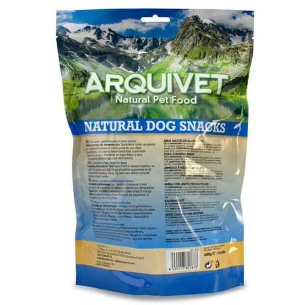 Alimento natural para perros en sobres, snack saludable y nutritivo para mascotas.
