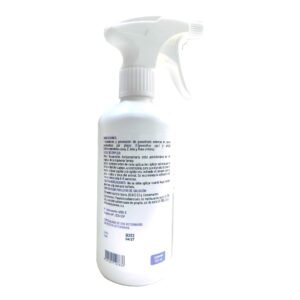 Spray antiparasitario para mascotas, protección contra parásitos externos en perros y gatos.
