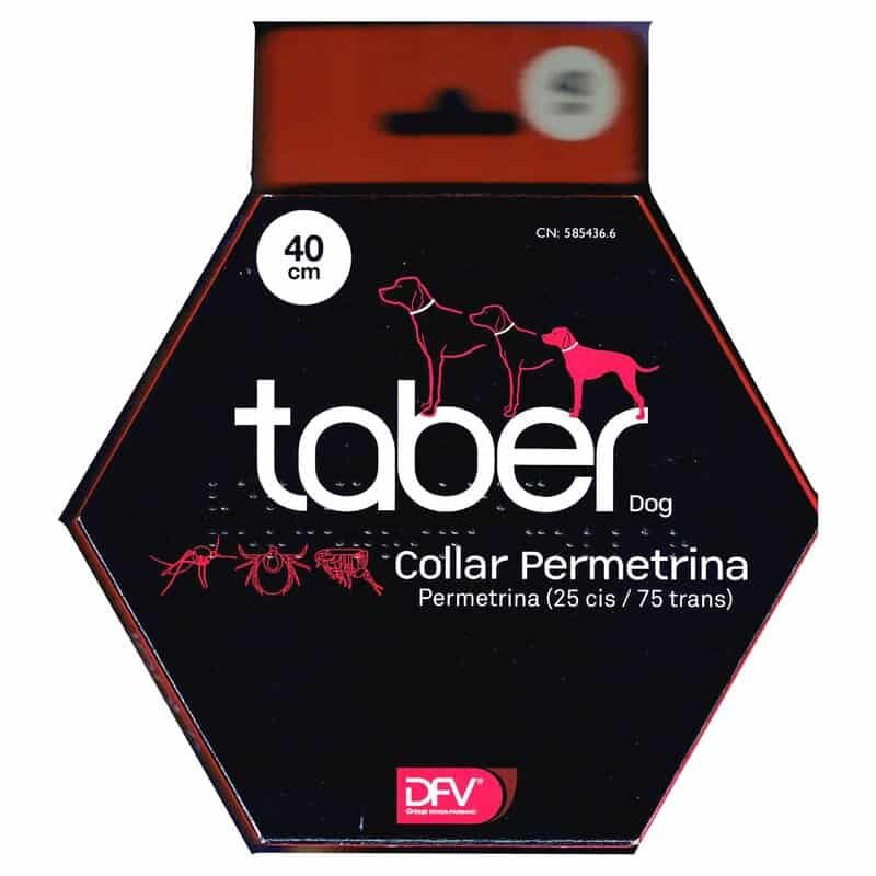 Tira de collar para perros, collar permtryna de 40 cm, protección contra pulgas y garrapatas.