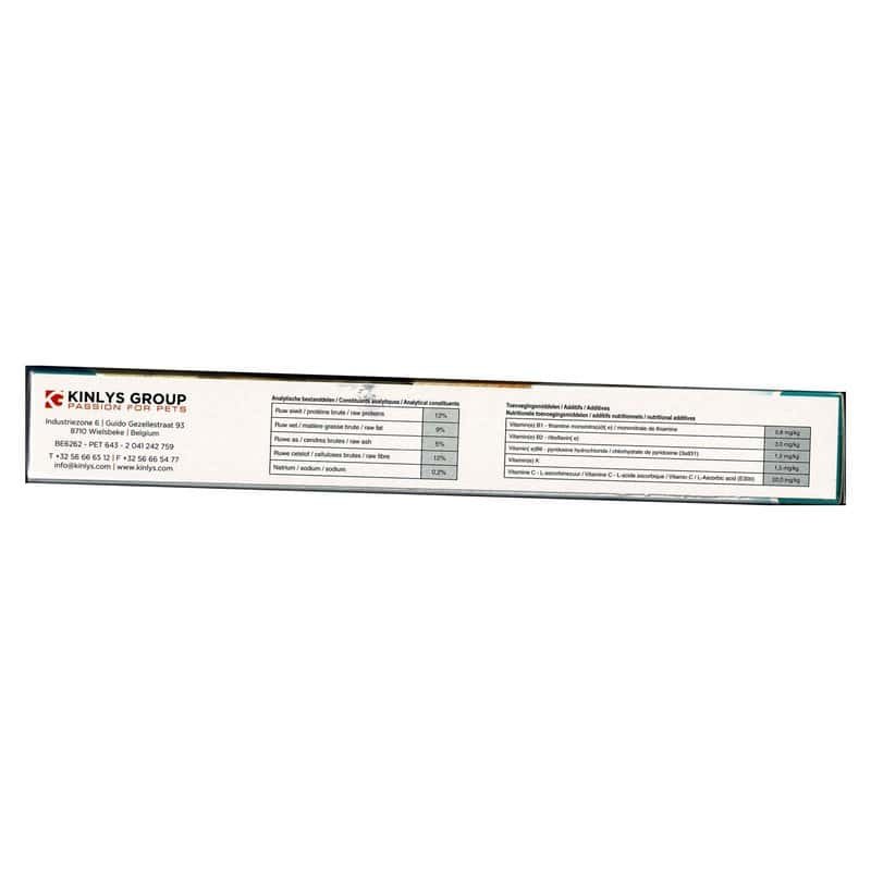 1. Etiqueta de ingredientes y análisis nutricional de productos para mascotas.