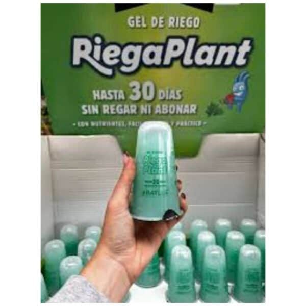 Gel de riego RiegaPlant para hasta 30 días sin regar ni abonar, con ingredientes naturales.