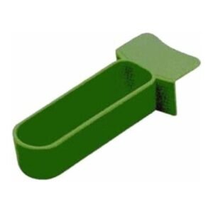 Vela aromática en forma de lápiz verde para decoración y ambientación.