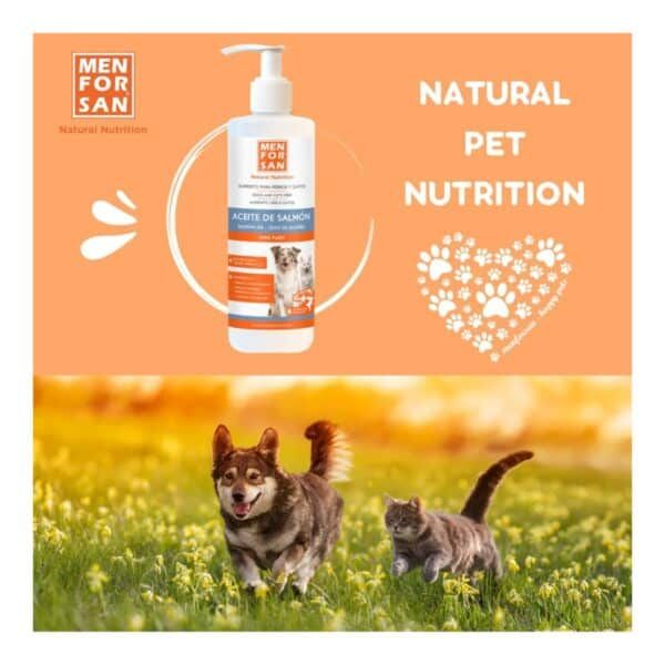 Náusea de salmón para perros, producto para mascotas, cuidado natural, tienda de productos para animales, empresa de nutrición animal.